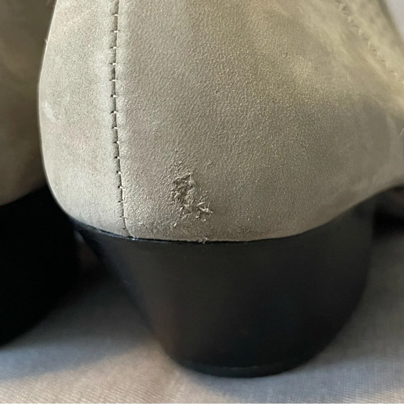 Schutz Jacqueline Western Ankle Booties Mouse Grey Sz 11 - Picture 6 of 8